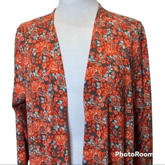 NWT Lularoe floral duster/cardigan - Picture 2 of 5